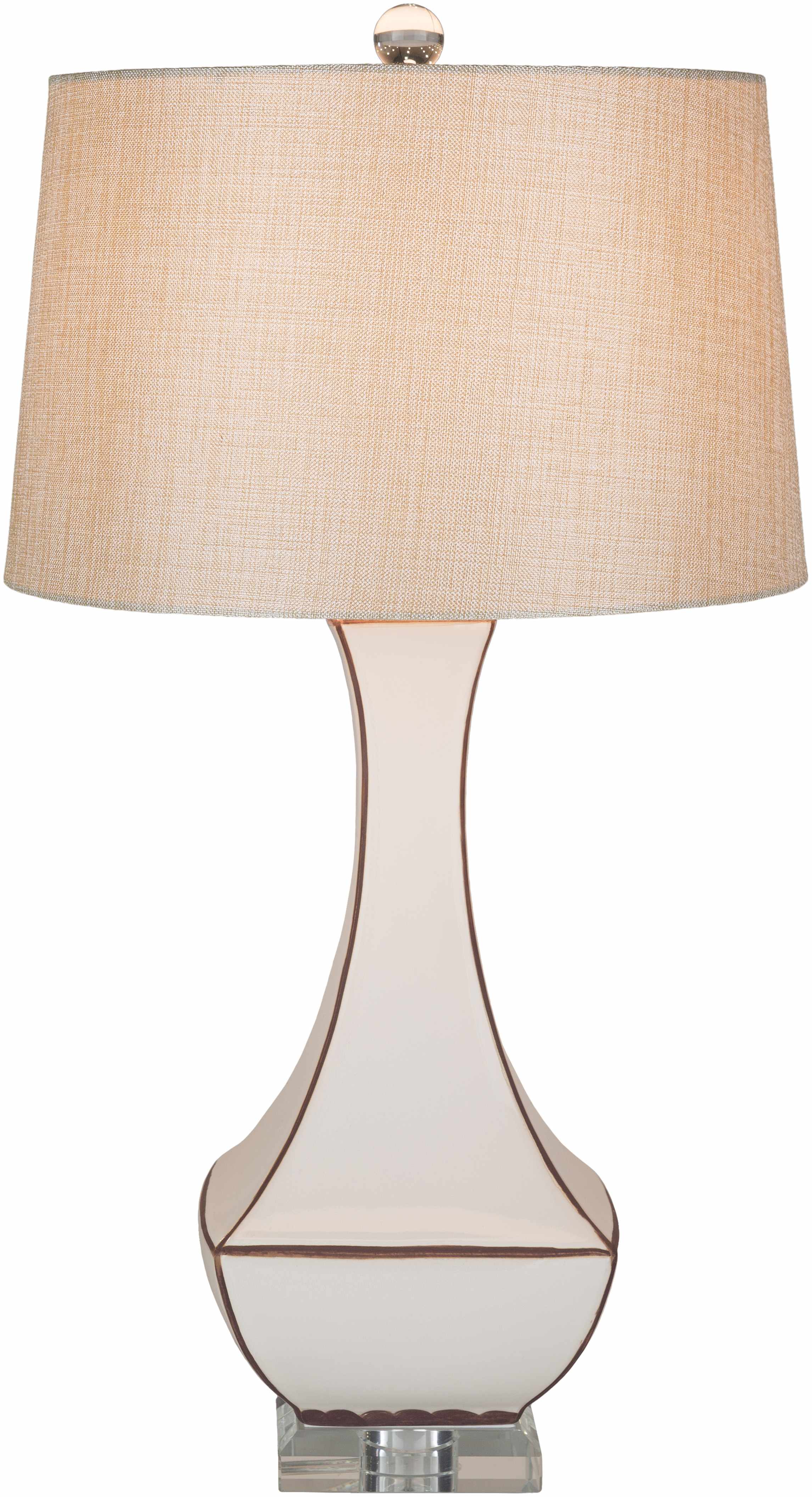 Tuka Tan Ceramic Table Lamp