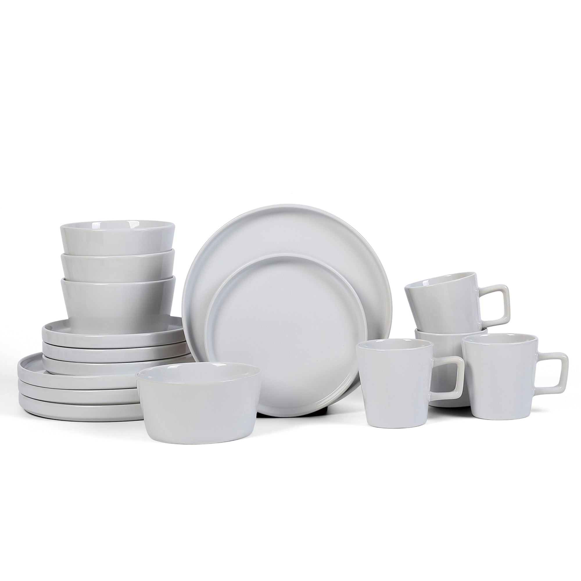 Celina Stoneware Dinnerware Set - White