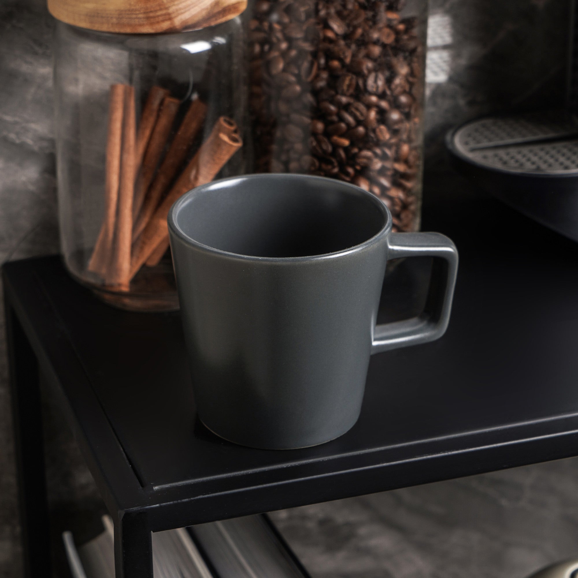 Celina Stoneware Mug - Gray