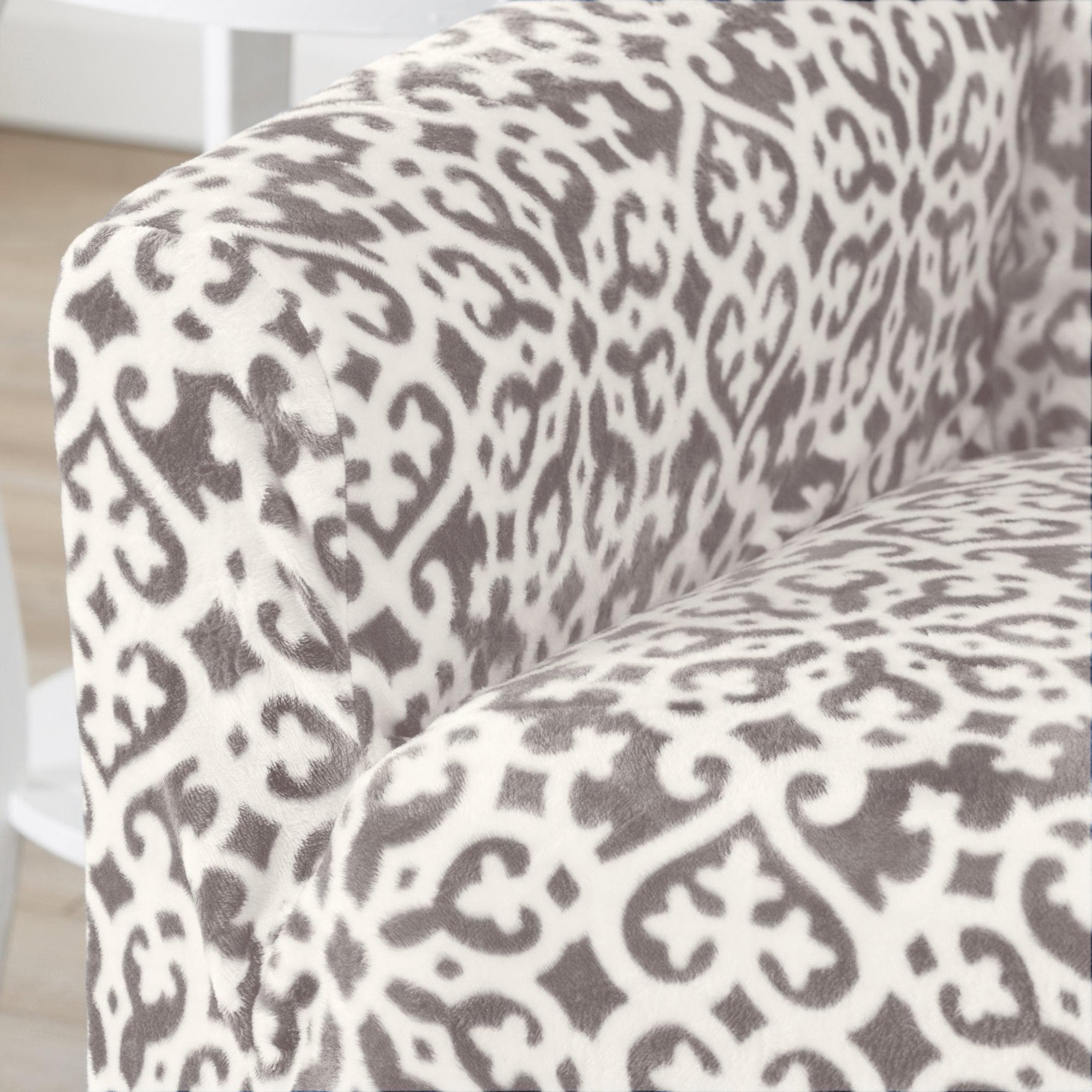 Velvet Stretch Slipcover - Gale Collection - Best Buy Furniture