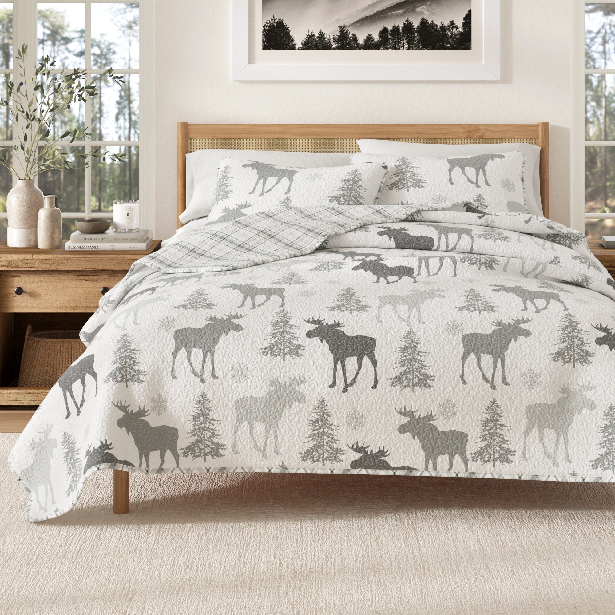 3-Piece Lodge Quilt - Wilderness Collection - Best Buy Furniture