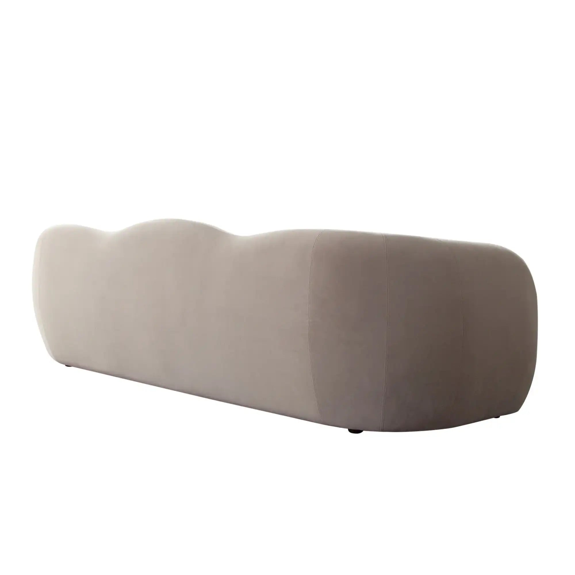 Maya Winter Mink Performance Velvet Sofa