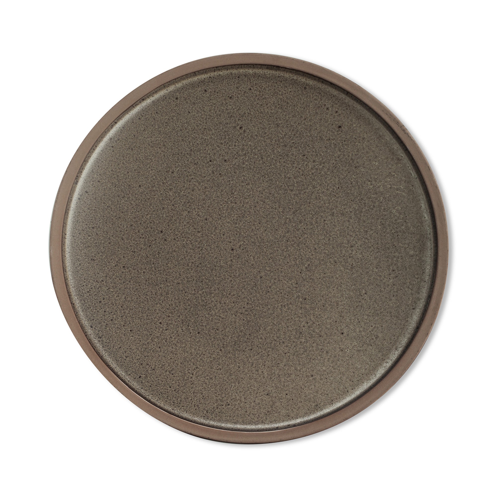 Tina Stoneware Dinner Plate - Green And Beige