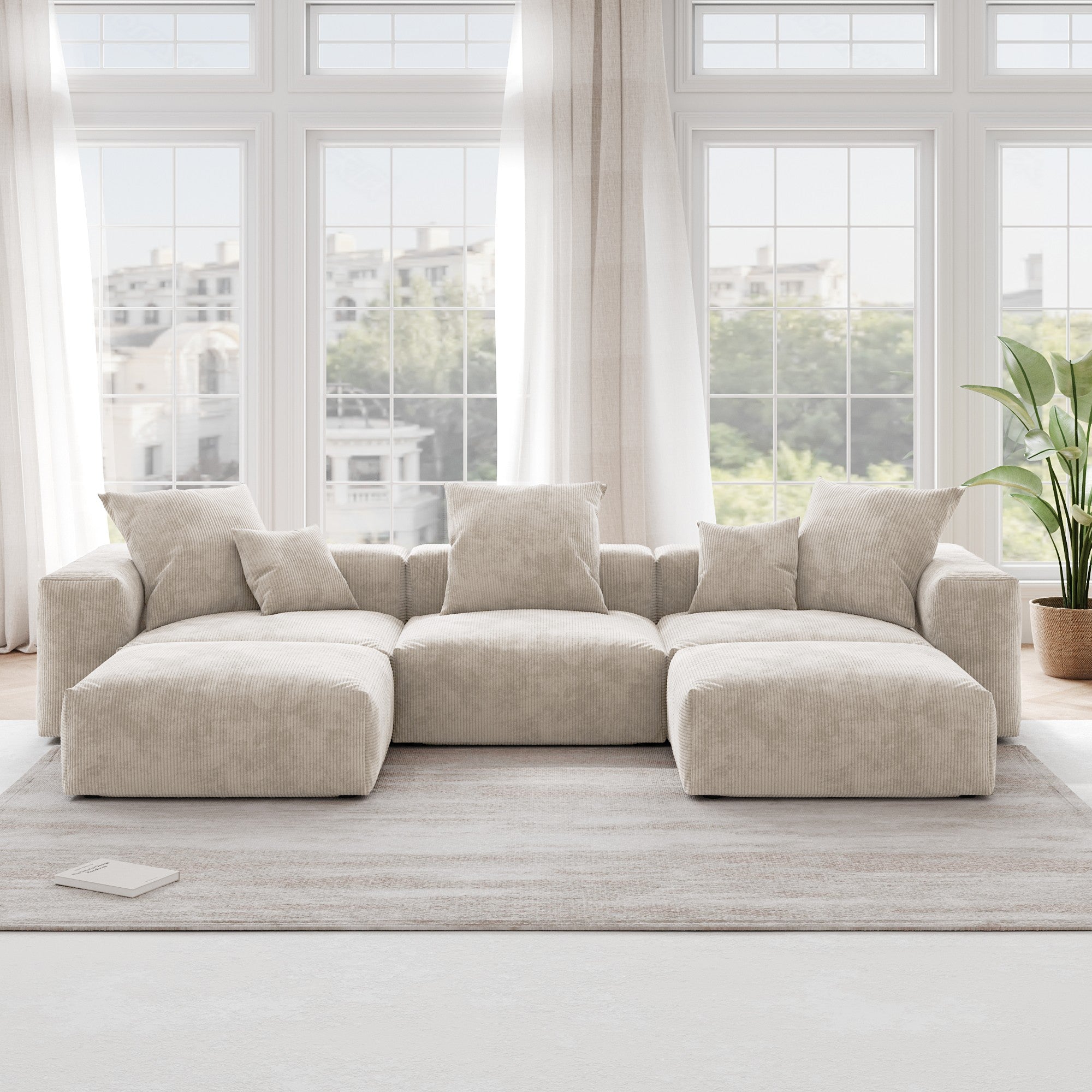ModLuxe Modern Modular Sectional