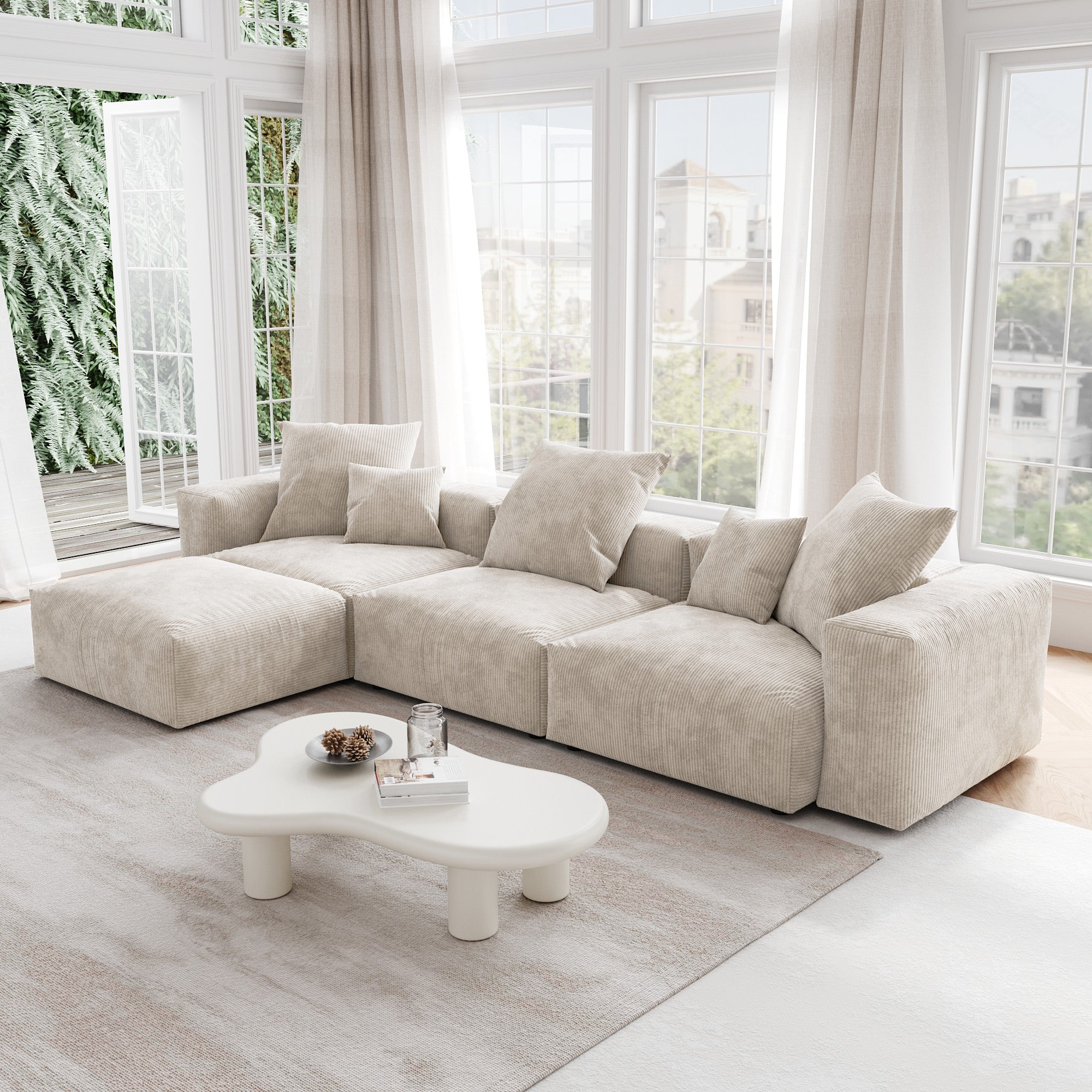 ModLuxe Modern Modular Sectional