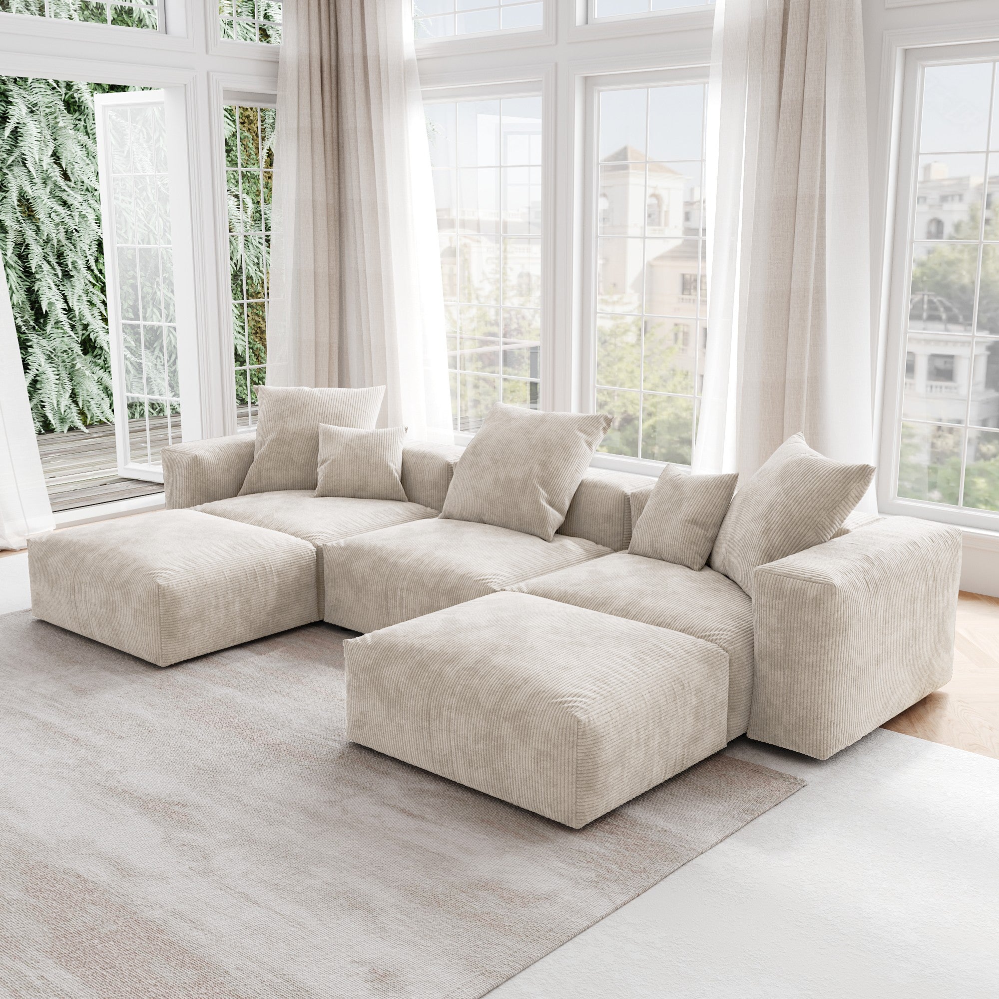 ModLuxe Modern Modular Sectional
