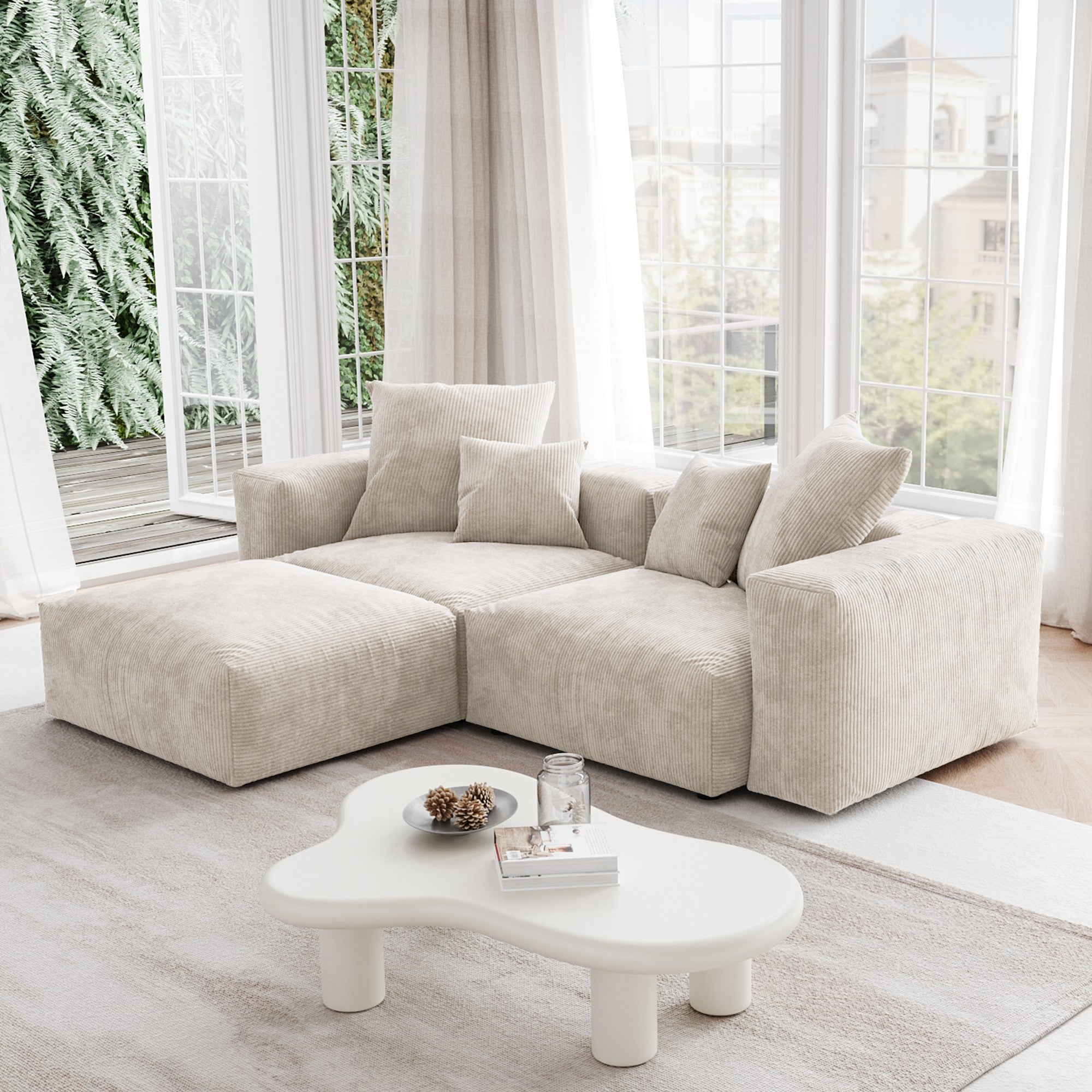 ModLuxe Modern Modular Sectional