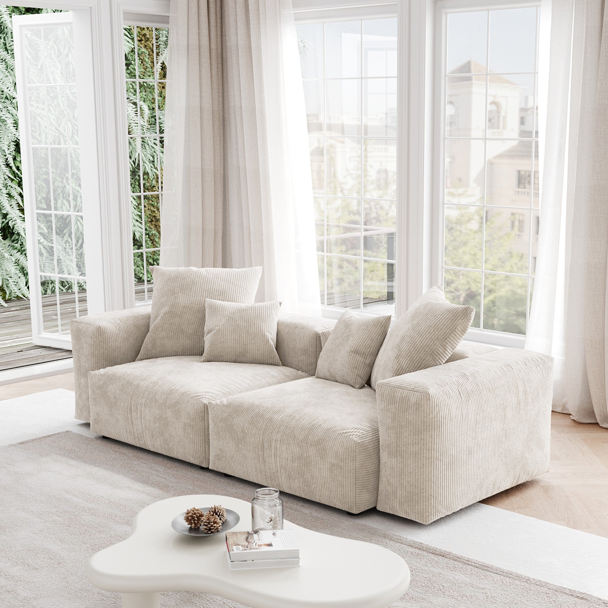ModLuxe Modern Modular Sectional