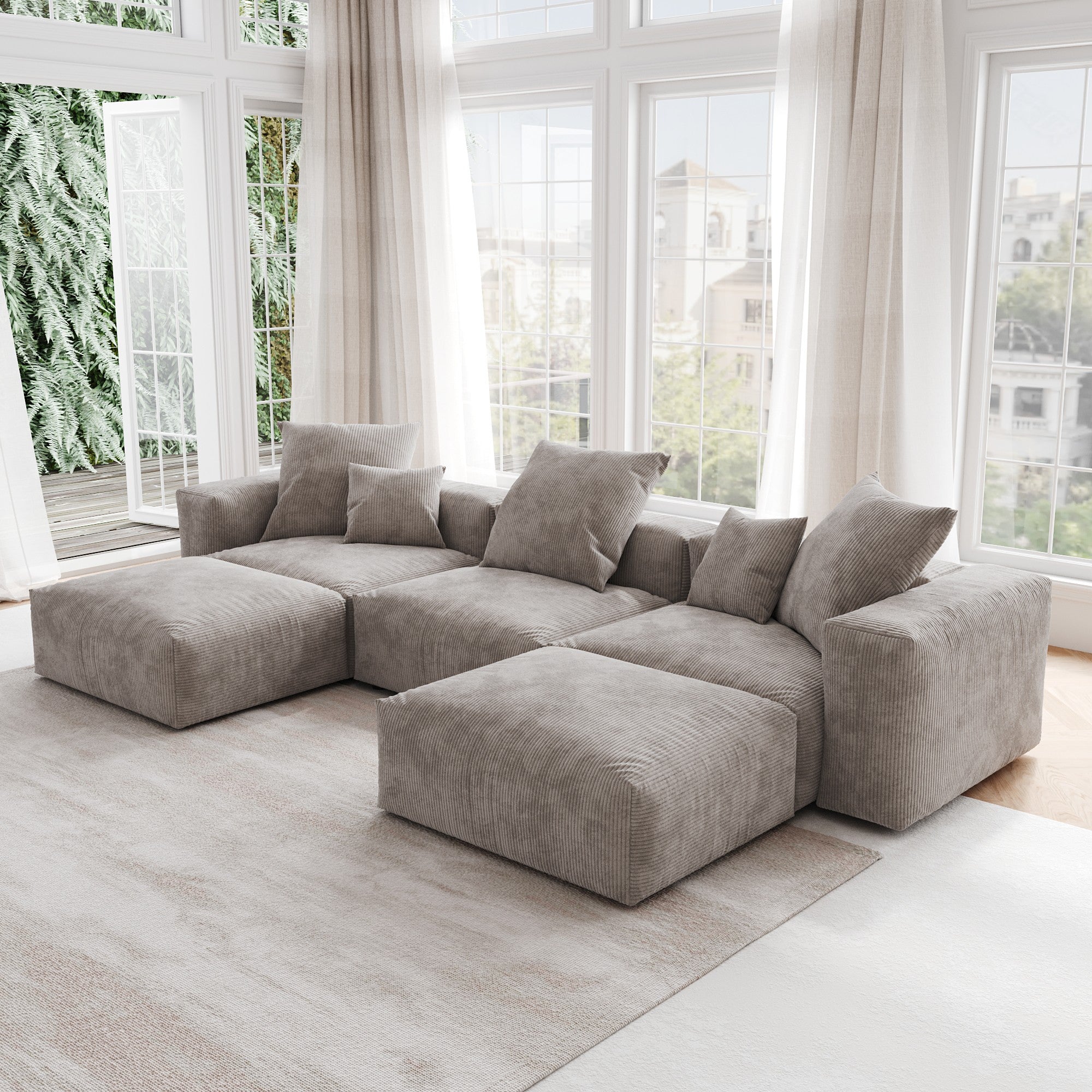 ModLuxe Modern Modular Sectional