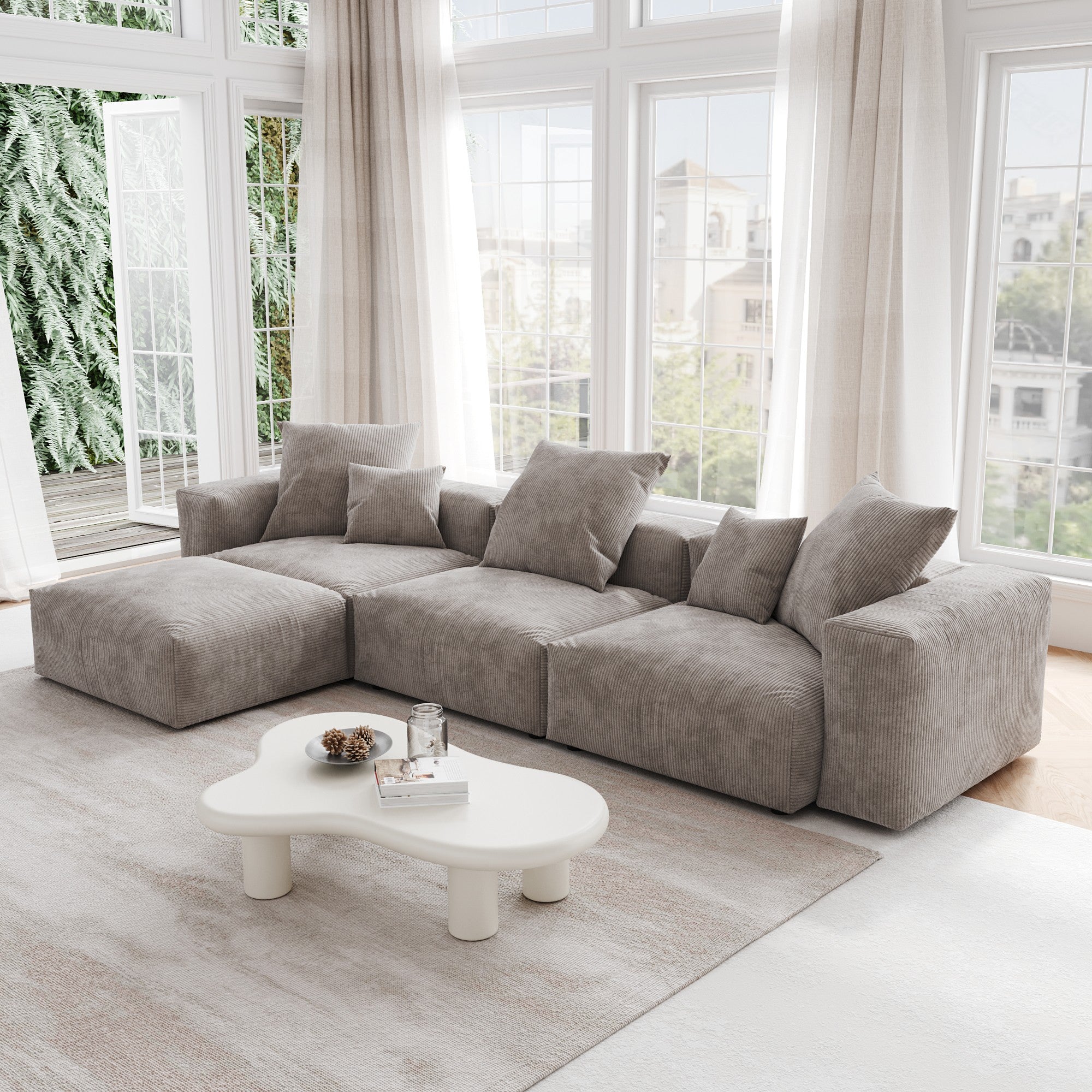ModLuxe Modern Modular Sectional