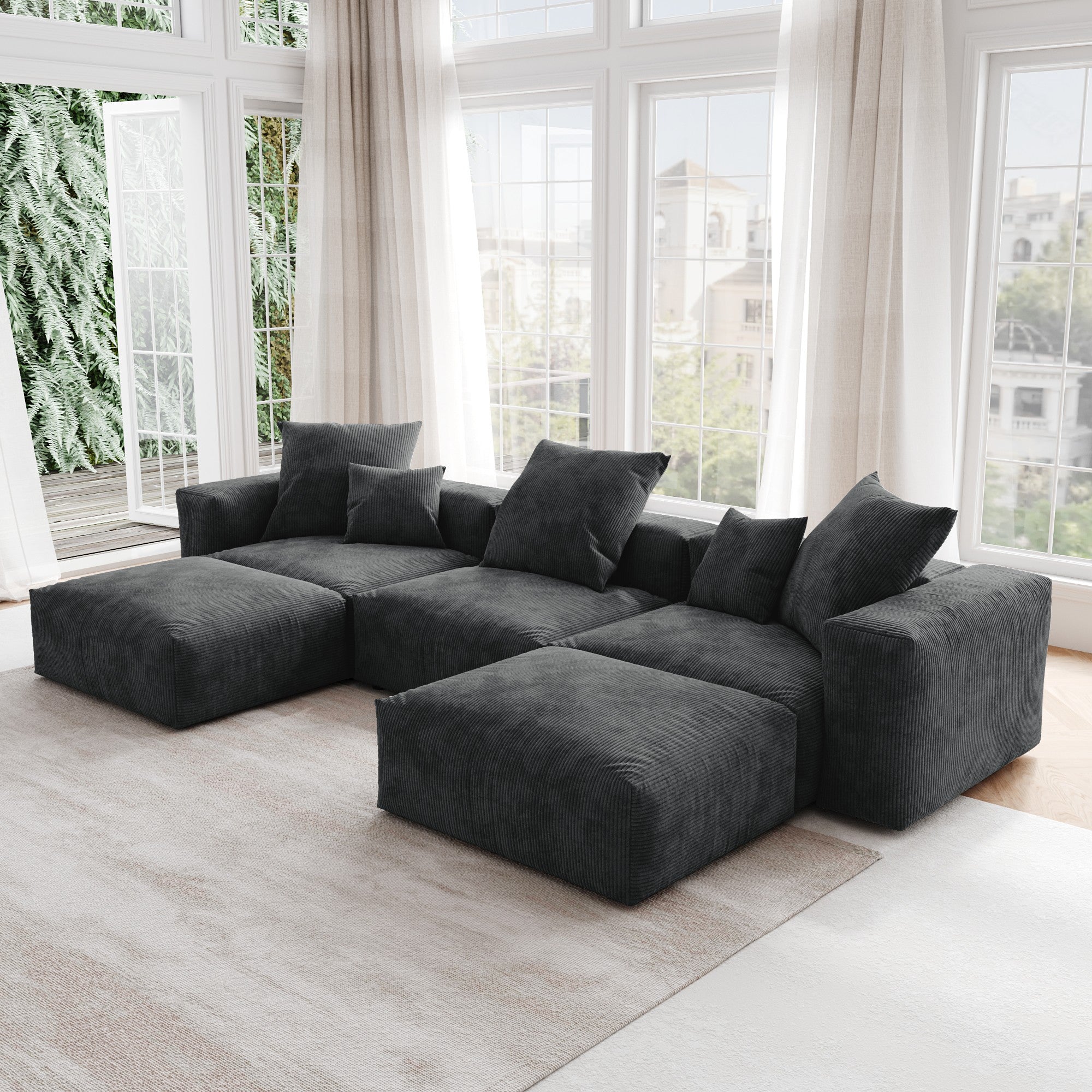 ModLuxe Modern Modular Sectional