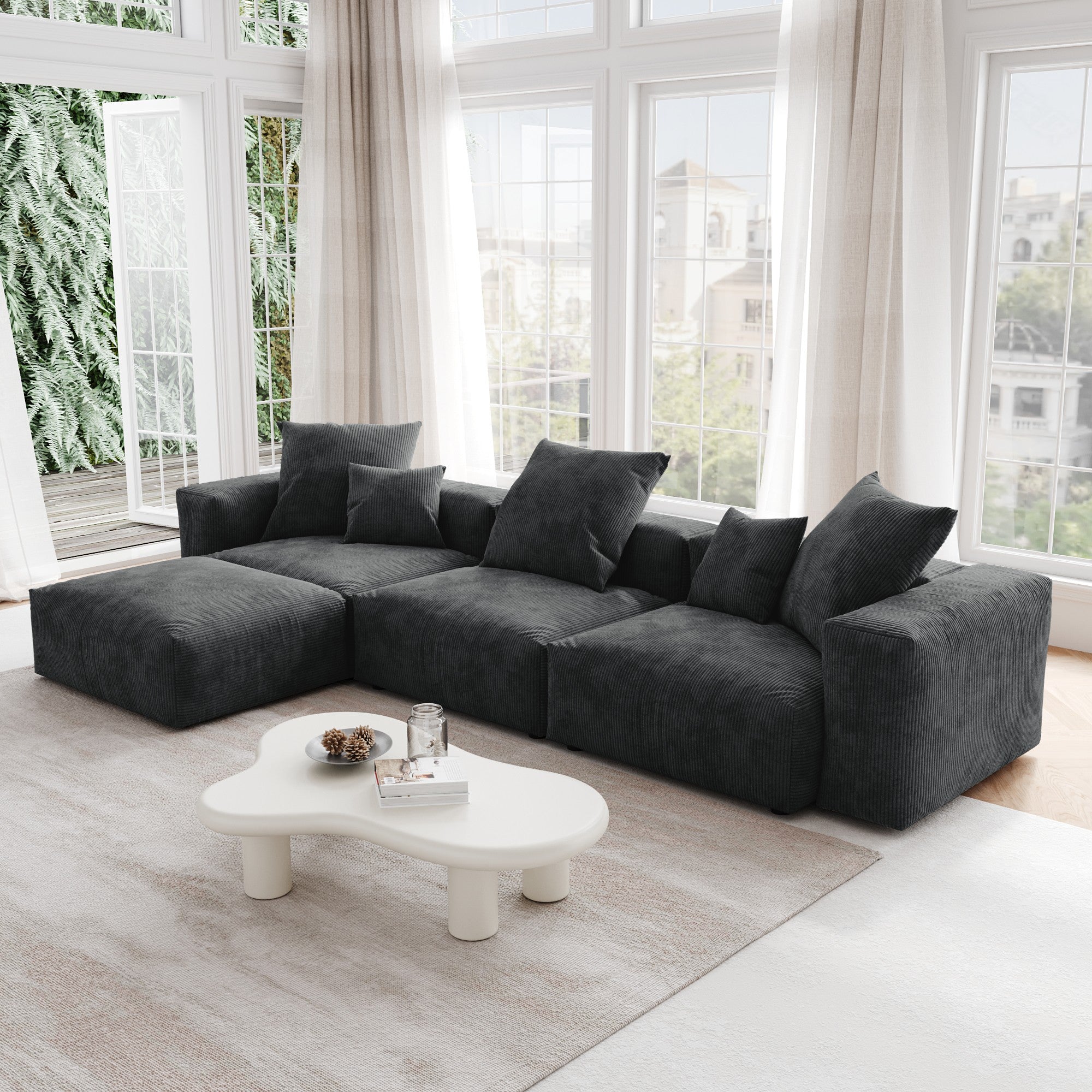 ModLuxe Modern Modular Sectional