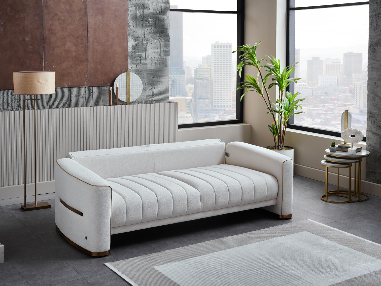 Luxury Veronica sofa set with a minimalist and modern look