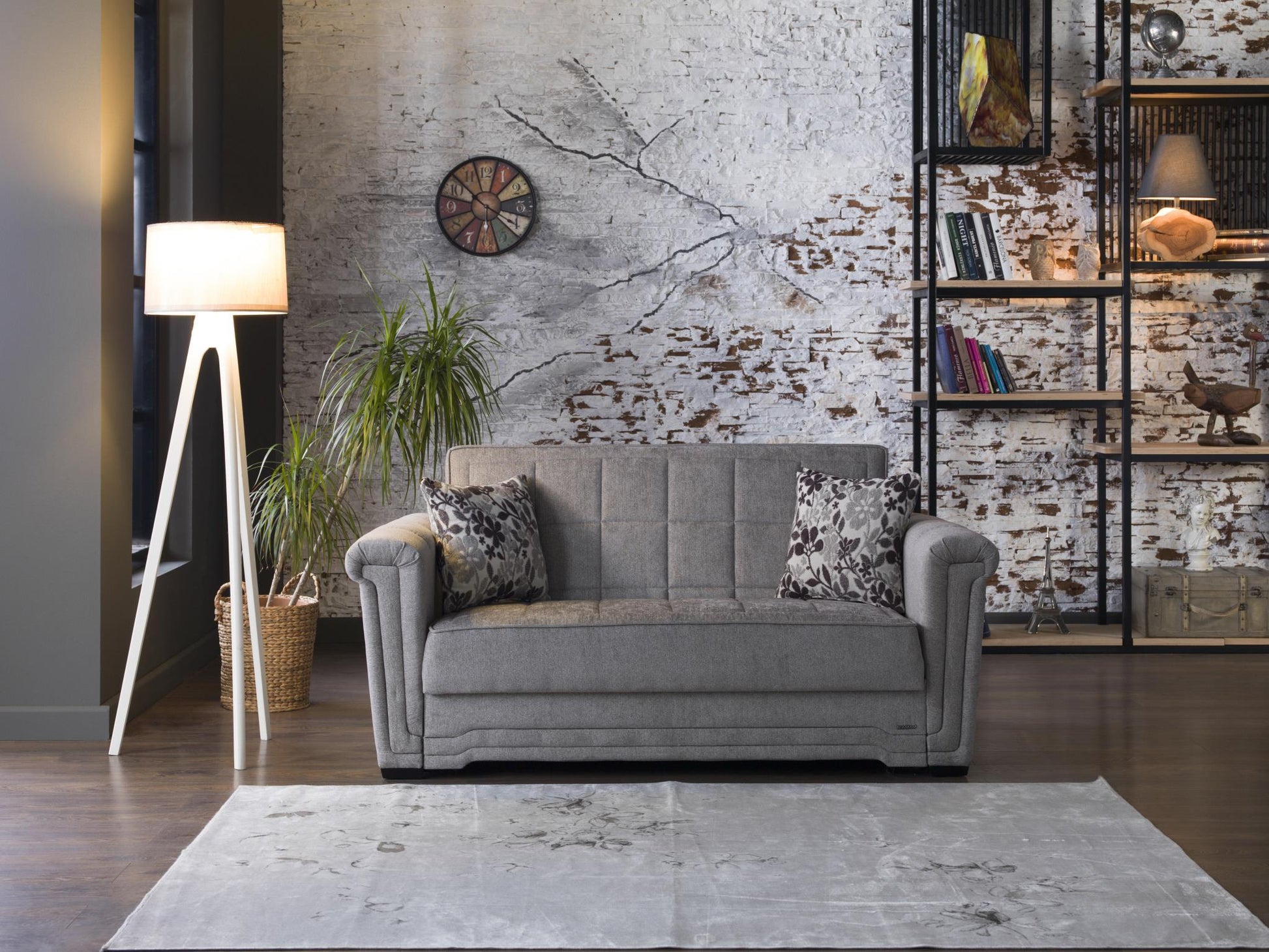 Victoria love seat with modern sleeper functionality