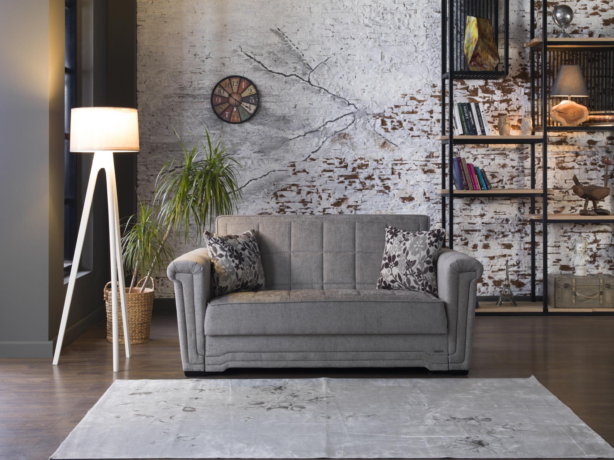 Victoria love seat with modern sleeper functionality