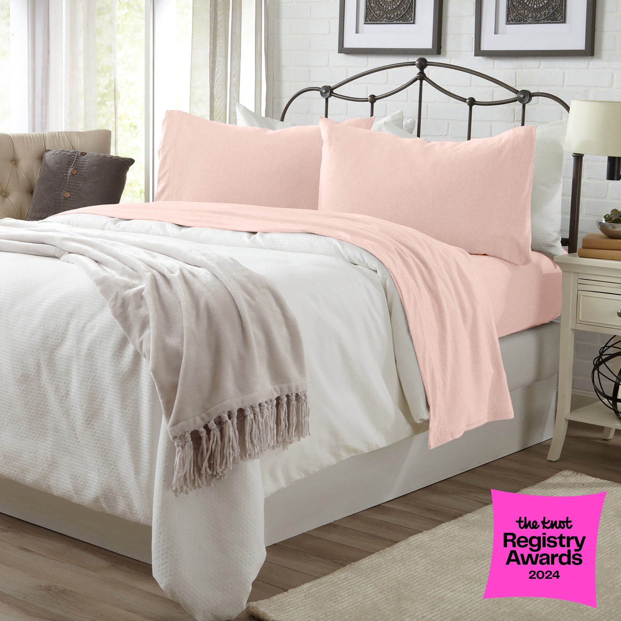 4-Piece Jersey Sheet - Carmen Collection - Best Buy Furniture