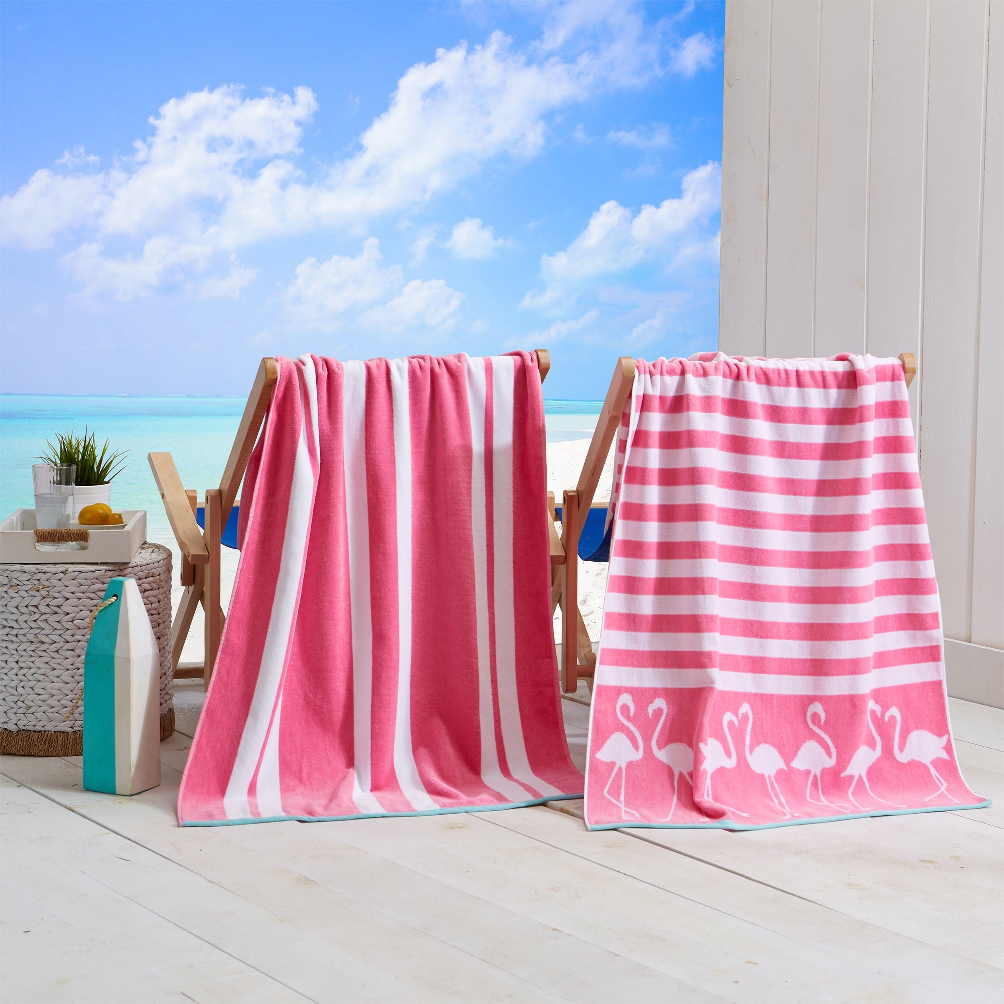 Cotton Velour Beach Towel - Maui Collection - Best Buy Furniture