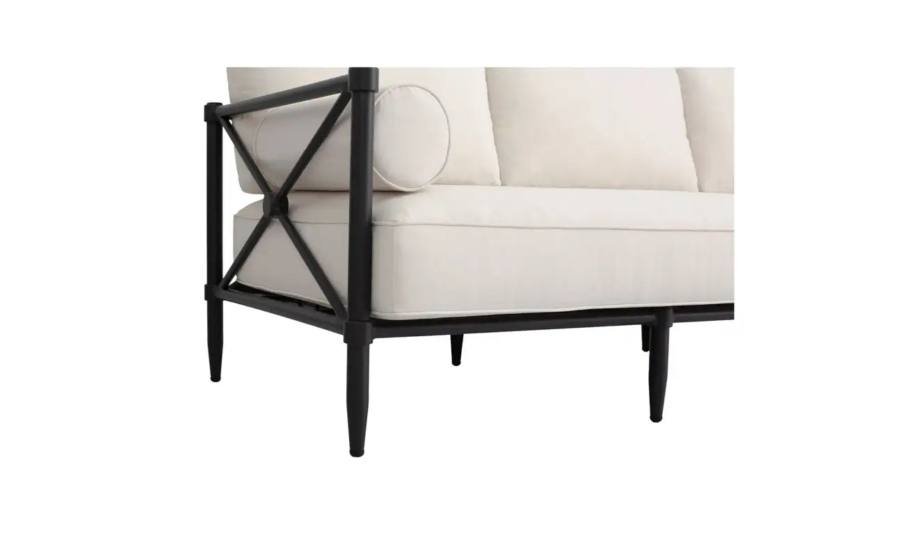 Willow Outdoor Sofa Cream - Moes Home