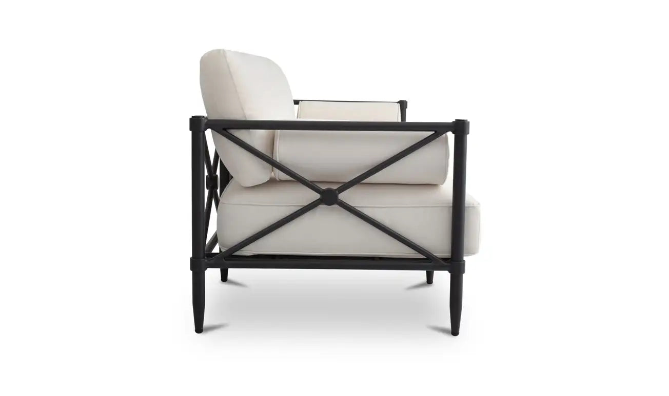 Willow Outdoor Sofa Cream - Moes Home