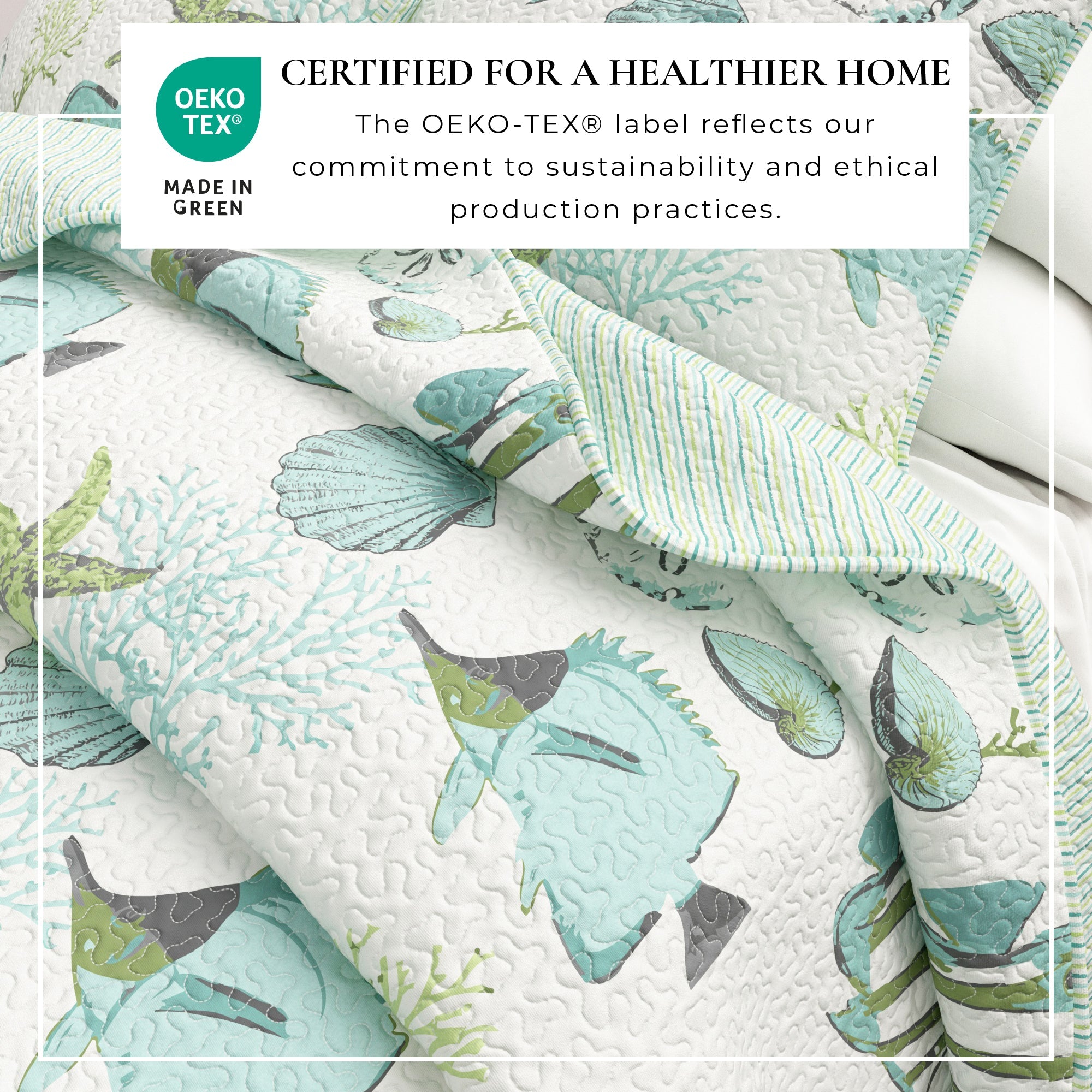 Seaside Collection Quilt Set - Best Buy Furniture