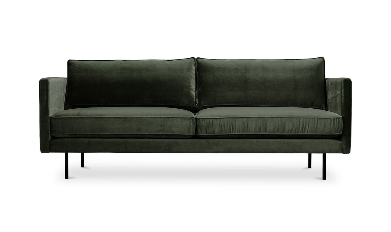 Raphael Sofa Dark Green - Moes Home