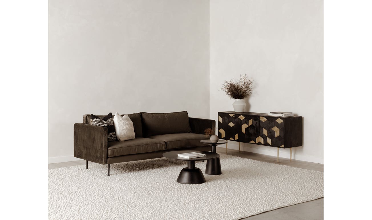 Raphael Sofa Dark Green - Moes Home