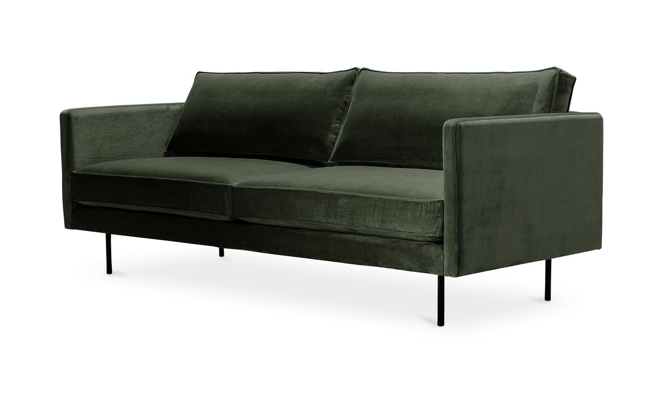 Raphael Sofa Dark Green - Moes Home