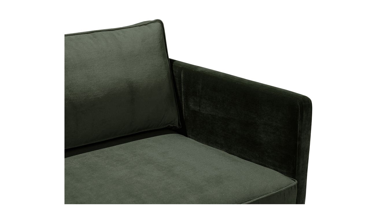 Raphael Sofa Dark Green - Moes Home