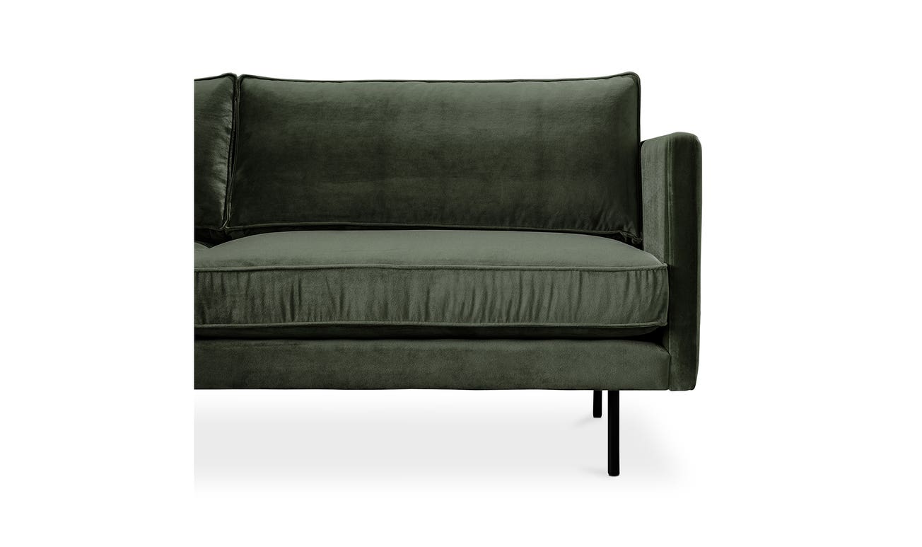 Raphael Sofa Dark Green - Moes Home