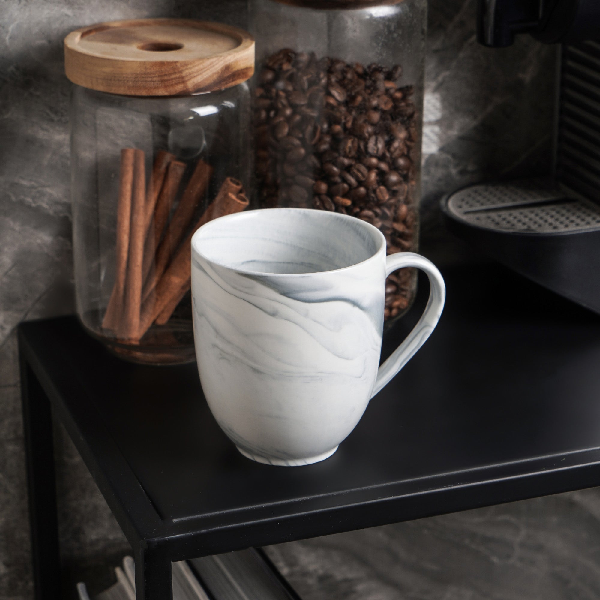 Brighton Porcelain Mug - Gray