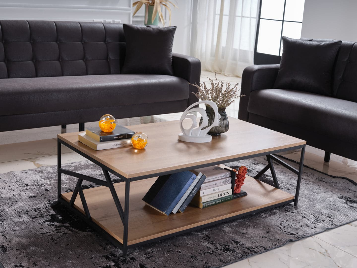 Versatile Use: Top surface ideal for daily essentials; bottom for displays