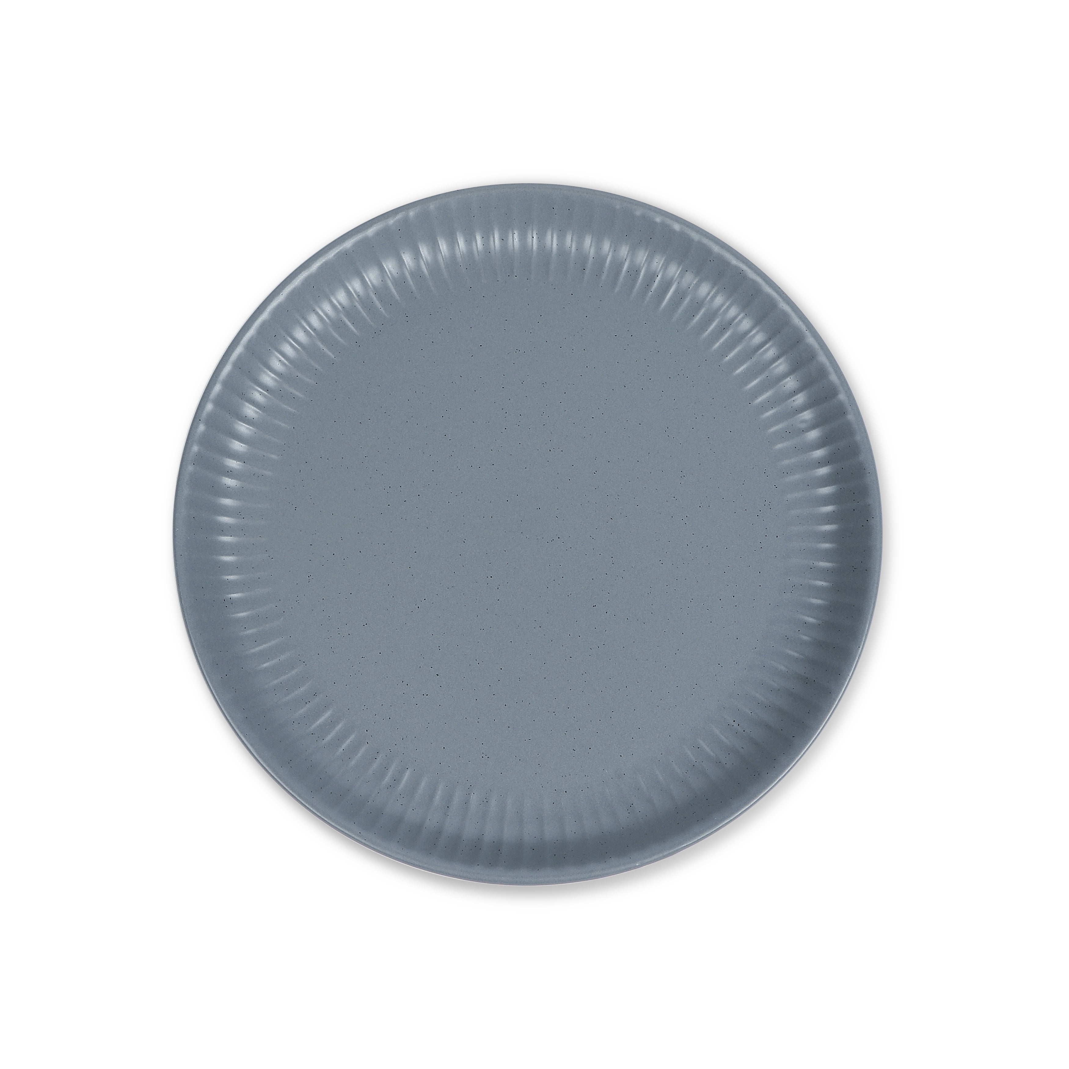 Logan Stoneware Dinnerware Set - Grey