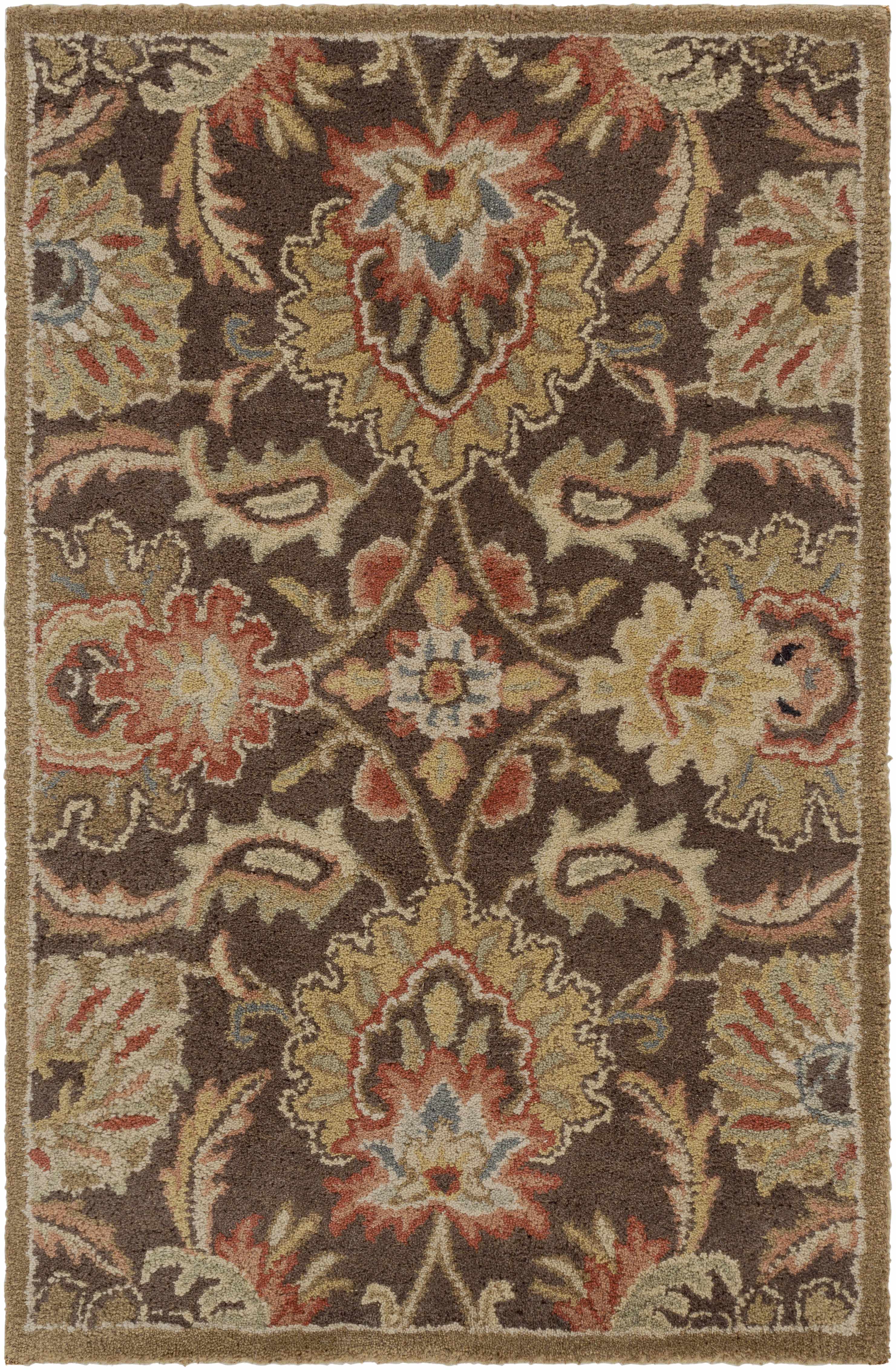 Chesterton 1028 Hand Tufted Brown Wool Rug