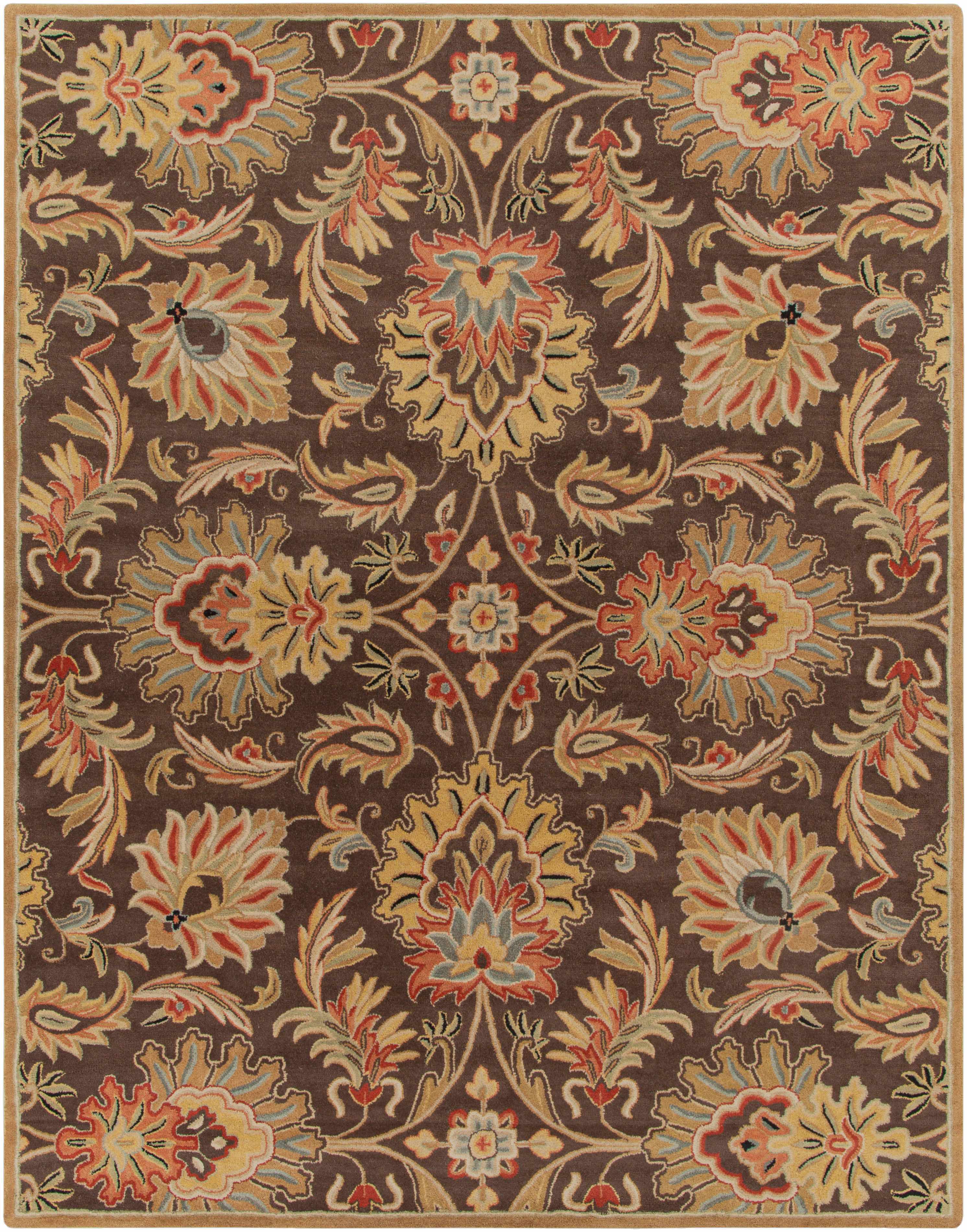 Chesterton 1028 Hand Tufted Brown Wool Rug