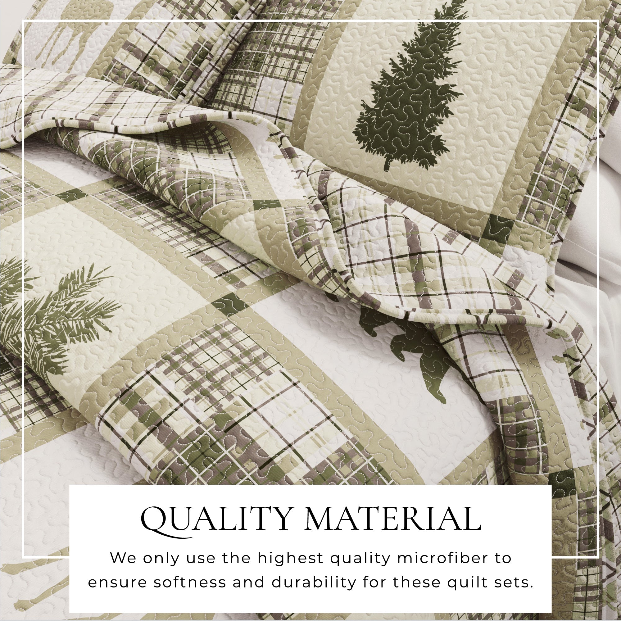 3-Piece Lodge Quilt - Stonehurst Collection - Best Buy Furniture