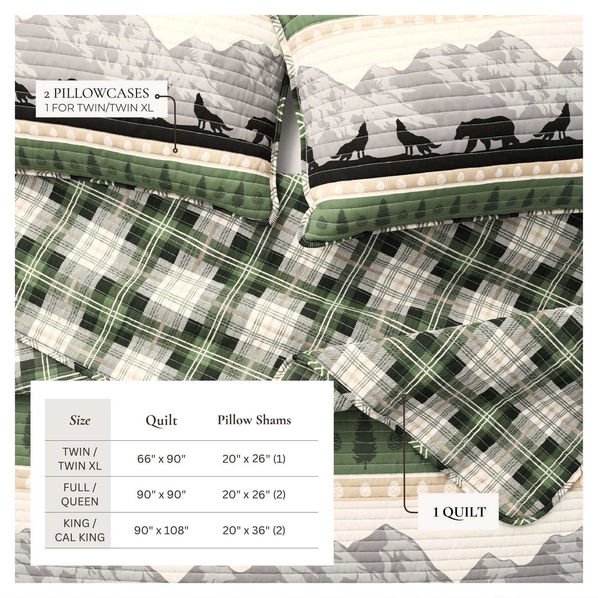 3-Piece Lodge Quilt - Salt Creek Collection - Best Buy Furniture