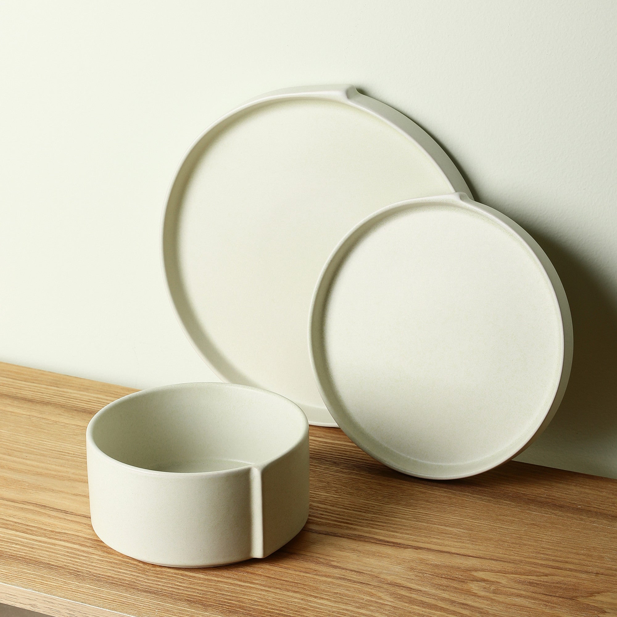 Bao Stoneware Dinnerware Set - Beige