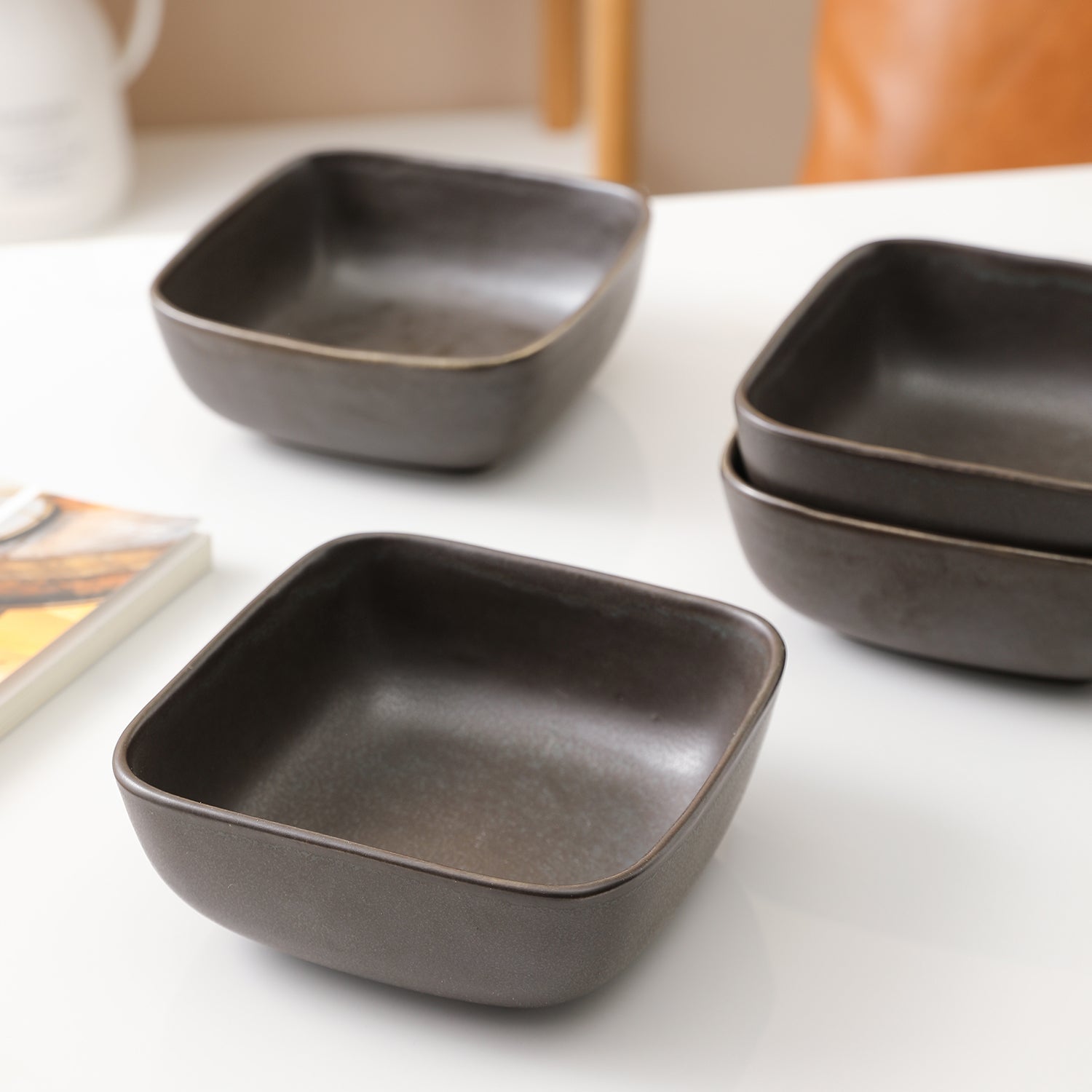 Jonny Stoneware Dinnerware Set - Brown