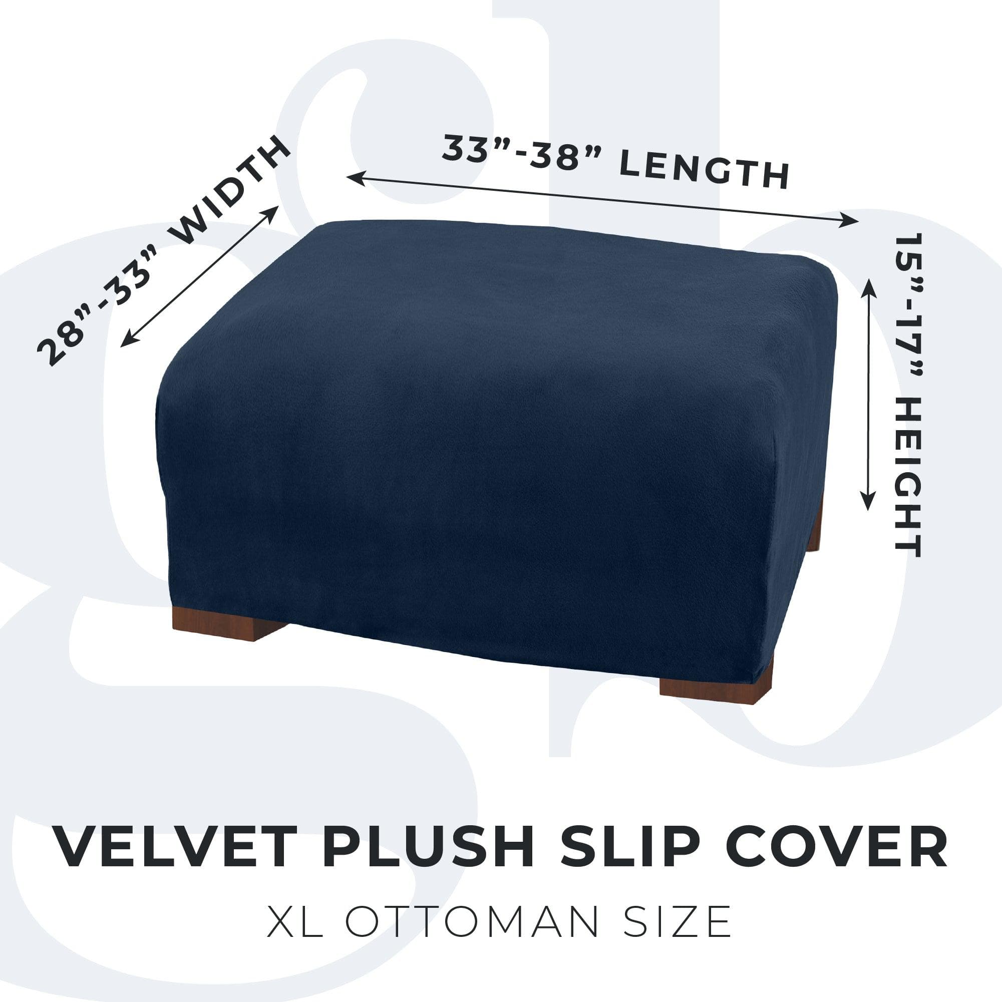 Velvet Stretch Slipcover - Gale Collection - Best Buy Furniture
