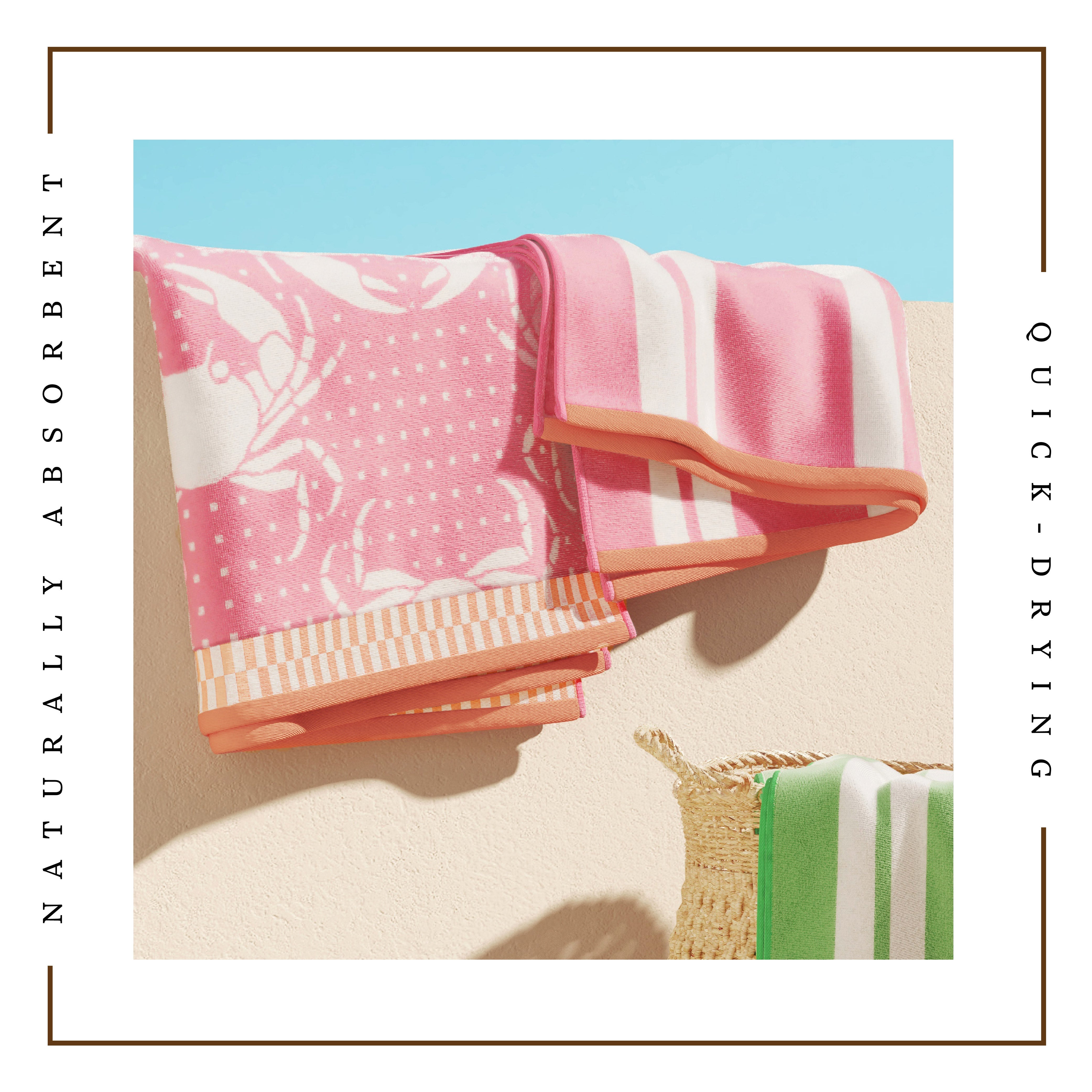 Cotton Velour Beach Towel - Maui Collection - Best Buy Furniture