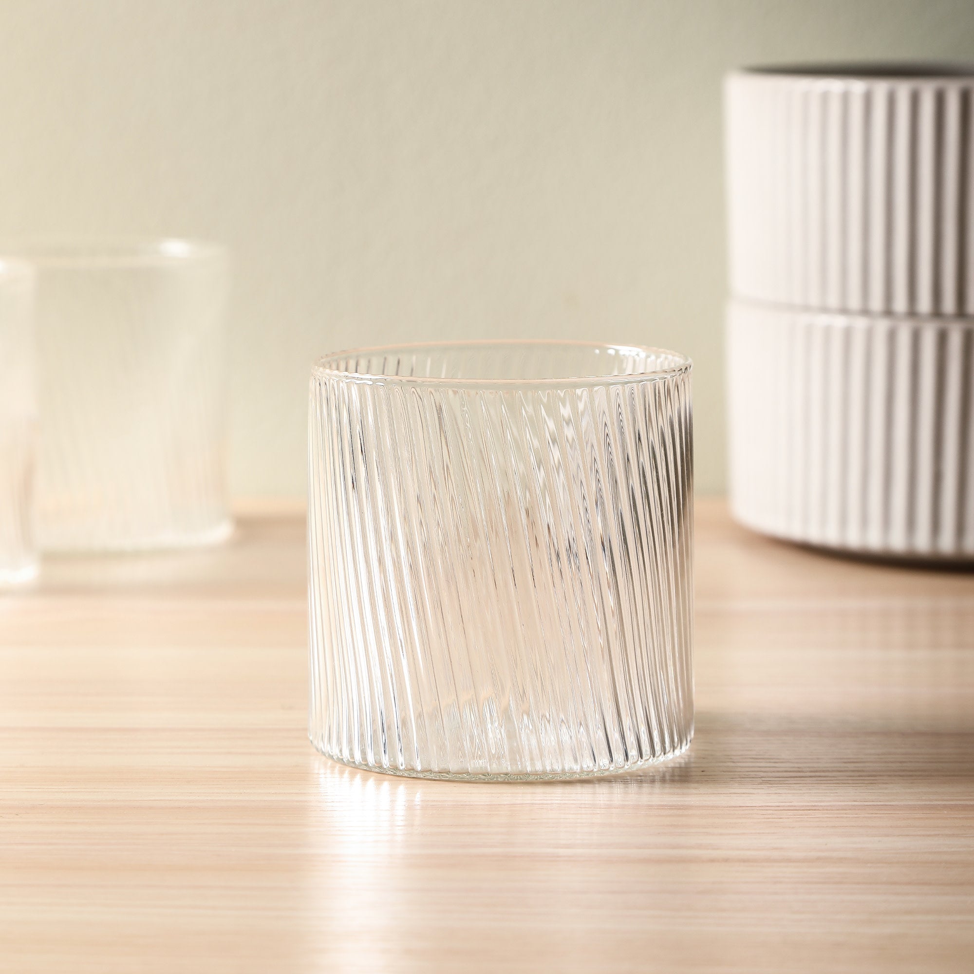 Haven Stoneware, Borosilicate Glass Dinnerware Set - Beige