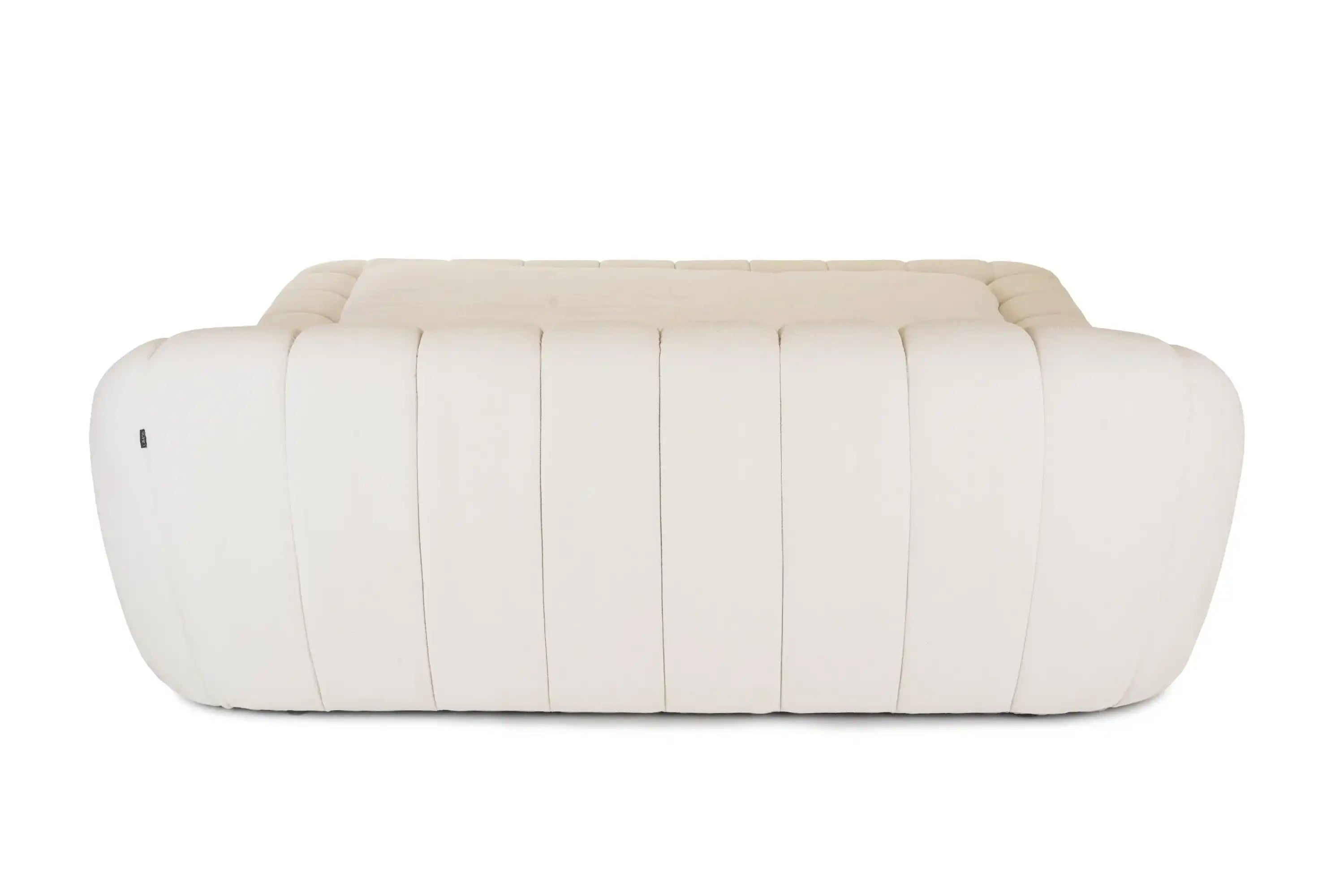 Divani Casa Yolonda - Modern Off-White Fabric Bed King