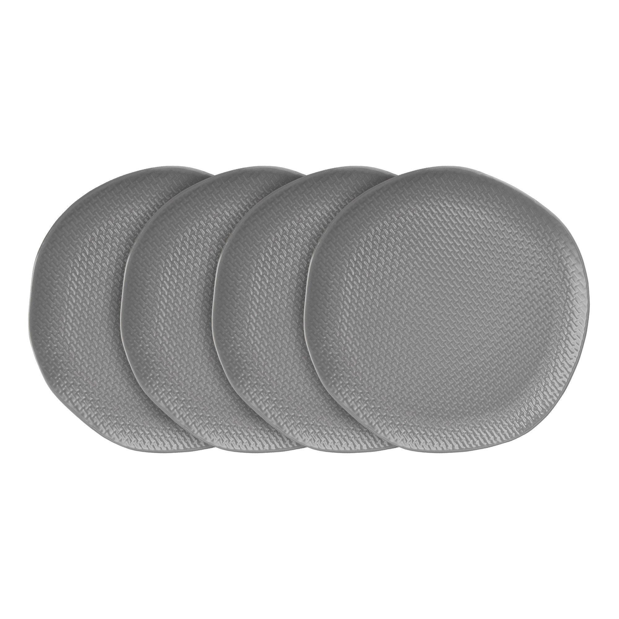 Abigael Stoneware Dinner Plate - Gray