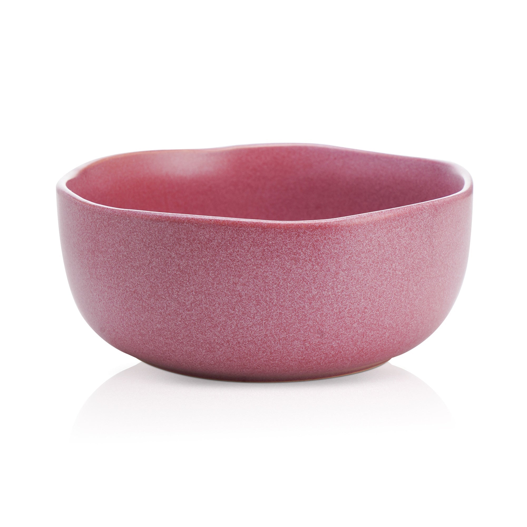 Tom Stoneware Bowl - Pink White