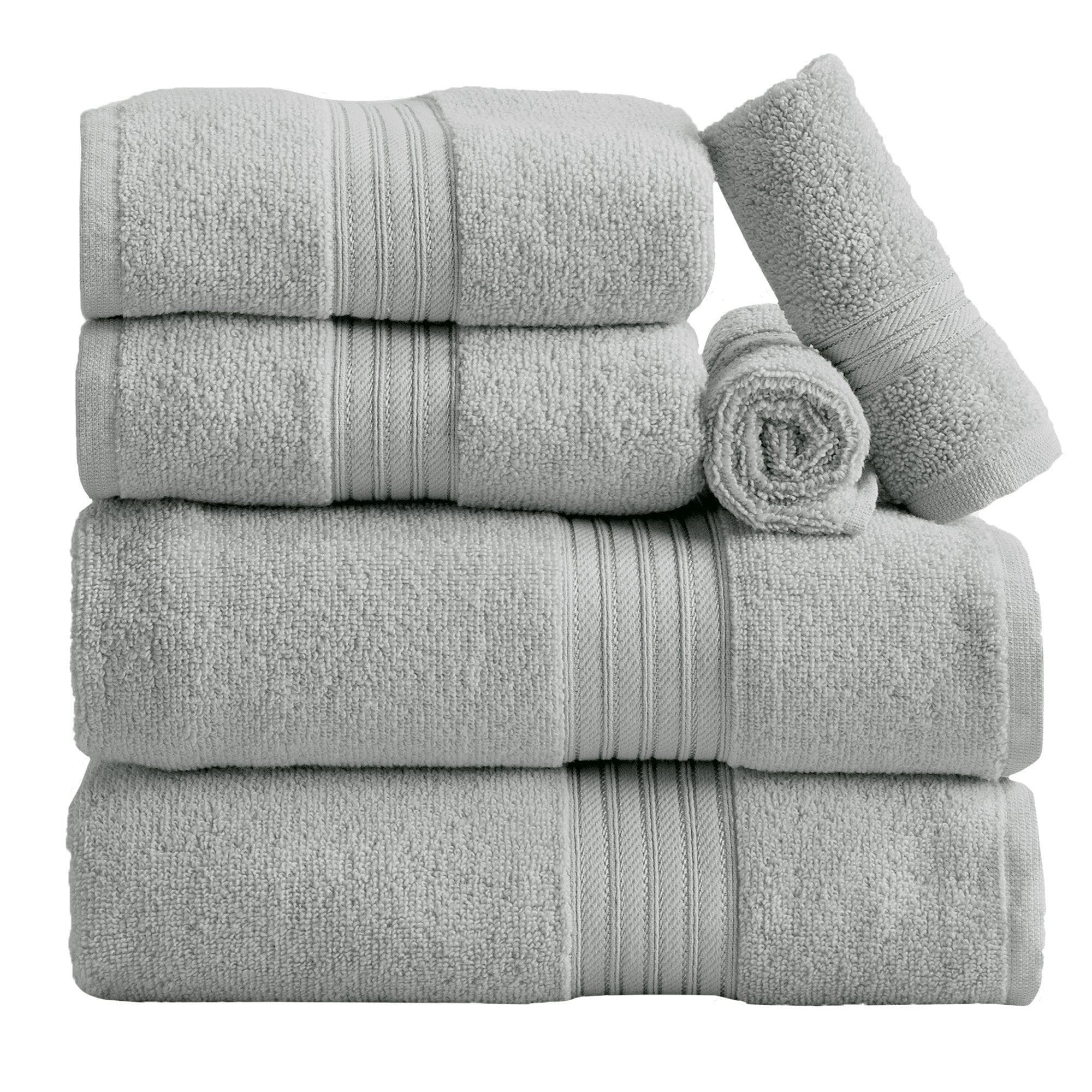 Cotton Terry Bath Towel Set - Cooper Collection - Best Buy Furniture