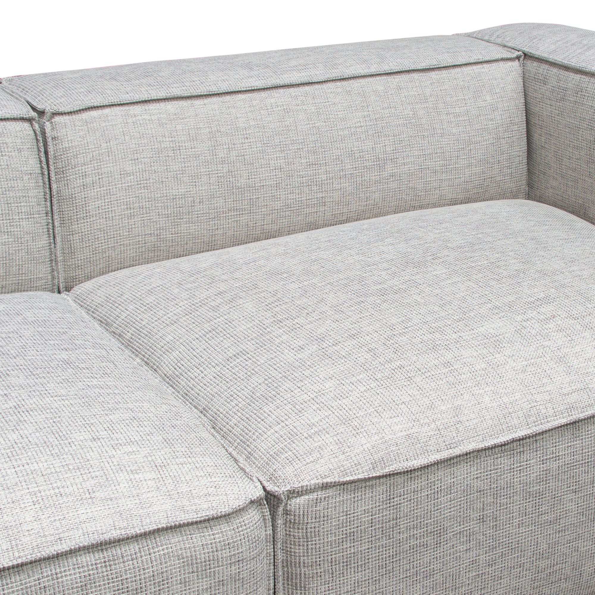 Vice 5 Piece Modular Sectional – Barley Fabric