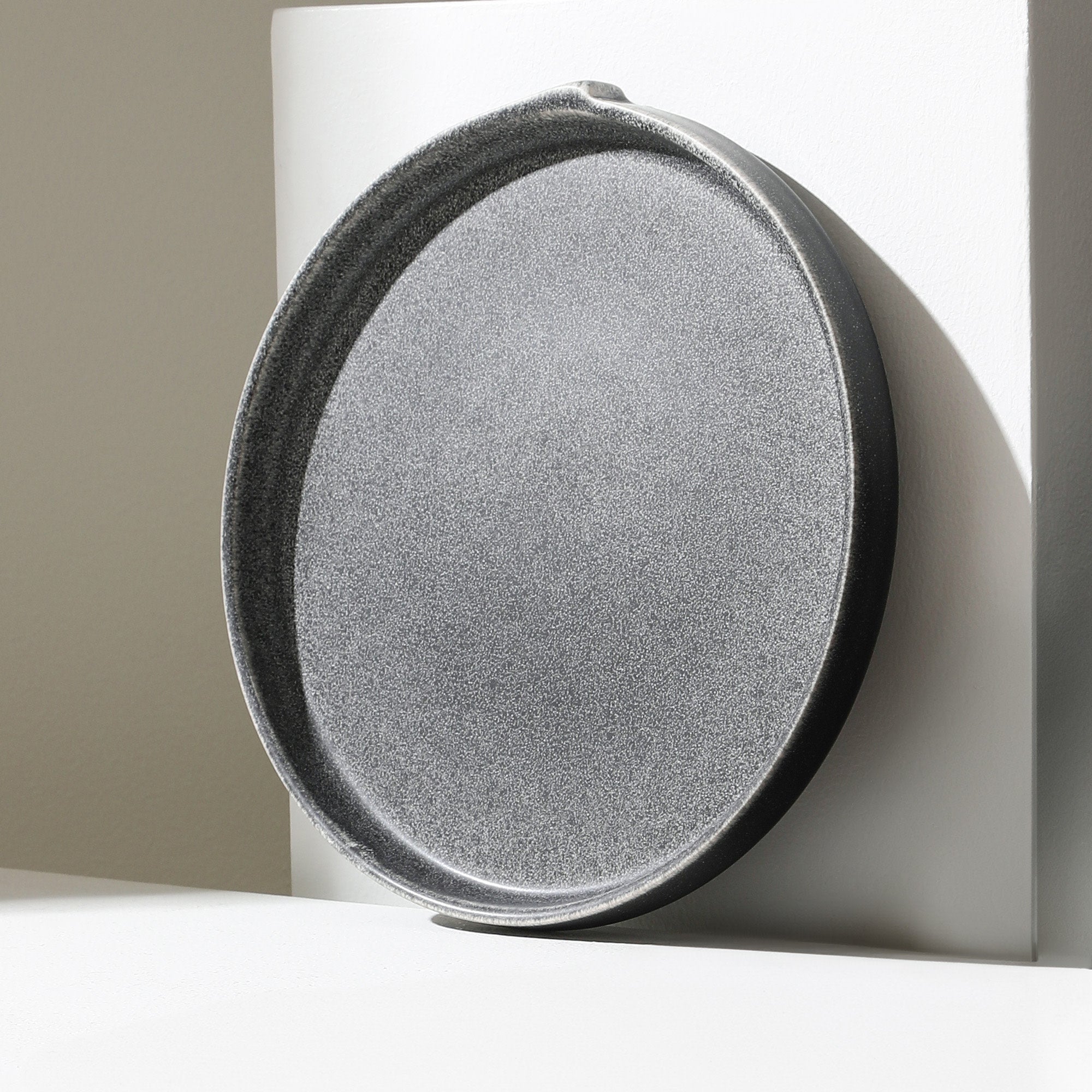 Bao Stoneware Salad Plate - Charcoal